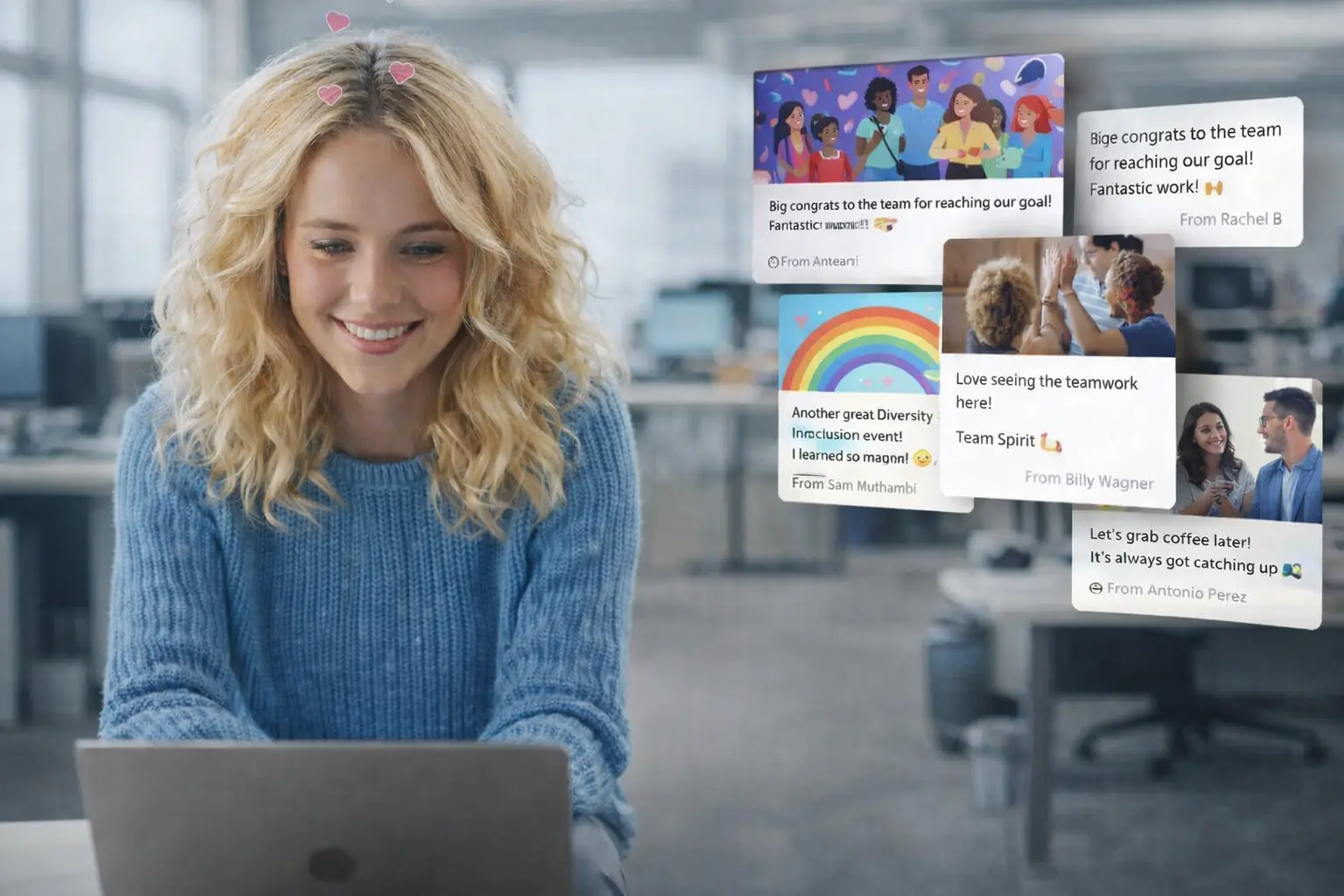 Person using Soado on a laptop